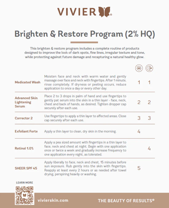 Vivier Brighten & Restore Program (2% HQ) - Image 2